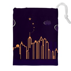 Skyscraper Town Urban Towers Drawstring Pouch (4xl)