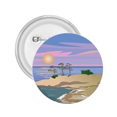 Vacation Island Sunset Sunrise 2.25  Buttons