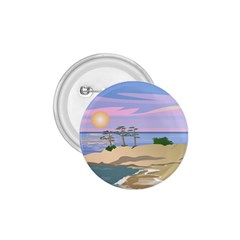 Vacation Island Sunset Sunrise 1.75  Buttons