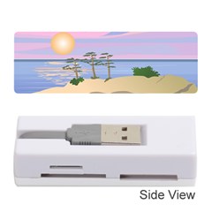 Vacation Island Sunset Sunrise Memory Card Reader (Stick)