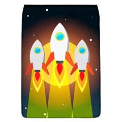 Rocket Take Off Missiles Cosmos Removable Flap Cover (l) by Wegoenart