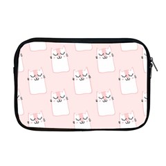 Pattern Pink Cute Sweet Fur Cats Apple Macbook Pro 17  Zipper Case by Wegoenart