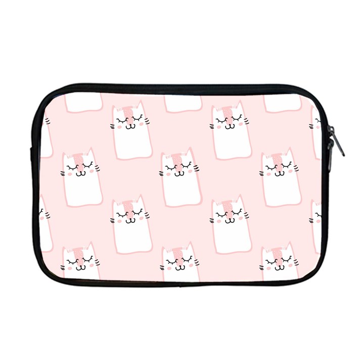 Pattern Pink Cute Sweet Fur Cats Apple MacBook Pro 17  Zipper Case