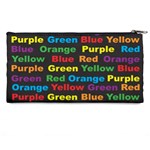 Red Yellow Blue Green Purple Pencil Cases Back