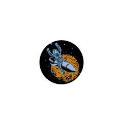 Astronaut Planet Space Science 1  Mini Buttons by Wegoenart