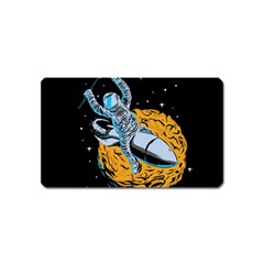 Astronaut Planet Space Science Magnet (name Card) by Wegoenart