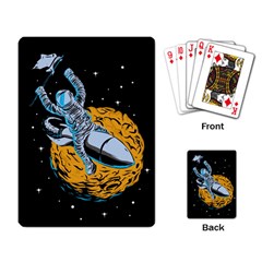 Astronaut Planet Space Science Playing Cards Single Design (rectangle) by Wegoenart