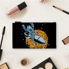 Astronaut Planet Space Science Cosmetic Bag (small) by Wegoenart