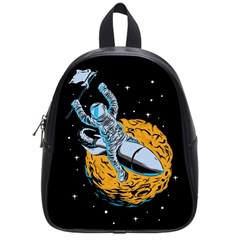 Astronaut Planet Space Science School Bag (small) by Wegoenart