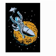 Astronaut Planet Space Science Large Garden Flag (two Sides) by Wegoenart