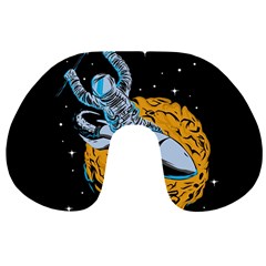 Astronaut Planet Space Science Travel Neck Pillow by Wegoenart