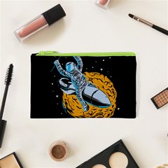 Astronaut Planet Space Science Cosmetic Bag (xs) by Wegoenart