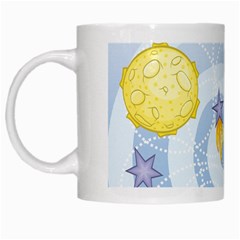 Science Fiction Outer Space White Mugs by Wegoenart