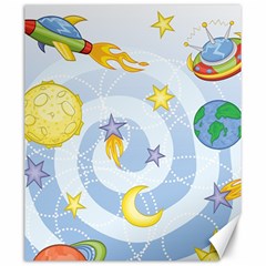 Science Fiction Outer Space Canvas 20  X 24  by Wegoenart