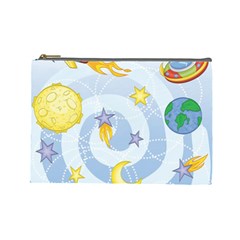 Science Fiction Outer Space Cosmetic Bag (large) by Wegoenart