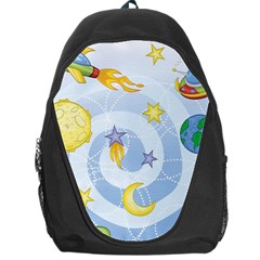 Science Fiction Outer Space Backpack Bag by Wegoenart