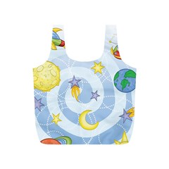 Science Fiction Outer Space Full Print Recycle Bag (s) by Wegoenart