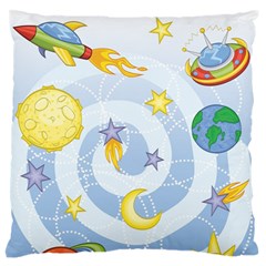 Science Fiction Outer Space Standard Flano Cushion Case (one Side)