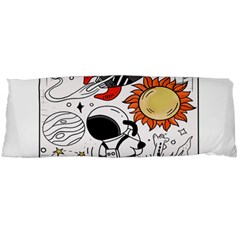 Astronaut Drawing Planet Body Pillow Case (dakimakura) by Wegoenart