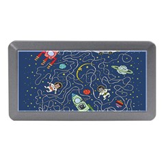 Cat Cosmos Cosmonaut Rocket Memory Card Reader (mini) by Wegoenart