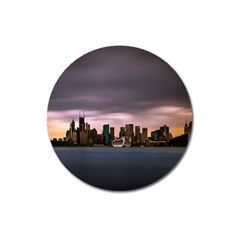 Sydney Australia Travel Oceania Magnet 3  (round) by Wegoenart