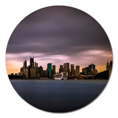 Sydney Australia Travel Oceania Magnet 5  (round) by Wegoenart