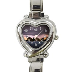 Sydney Australia Travel Oceania Heart Italian Charm Watch by Wegoenart