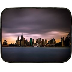 Sydney Australia Travel Oceania Double Sided Fleece Blanket (mini)  by Wegoenart