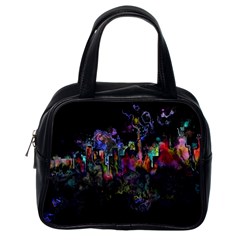 Grunge Paint Splatter Splash Ink Classic Handbag (one Side) by Wegoenart