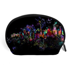 Grunge Paint Splatter Splash Ink Accessory Pouch (large) by Wegoenart