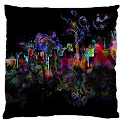 Grunge Paint Splatter Splash Ink Standard Flano Cushion Case (one Side) by Wegoenart