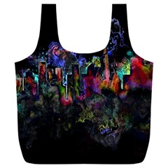 Grunge Paint Splatter Splash Ink Full Print Recycle Bag (xxxl)