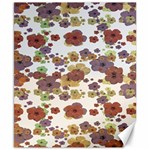 Multicolored Floral Collage Print Canvas 8  x 10  8.15 x9.66  Canvas - 1