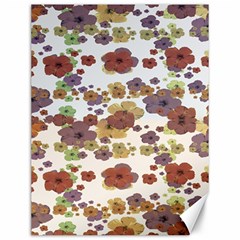 Multicolored Floral Collage Print Canvas 12  X 16  by dflcprintsclothing