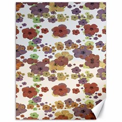 Multicolored Floral Collage Print Canvas 18  X 24  by dflcprintsclothing