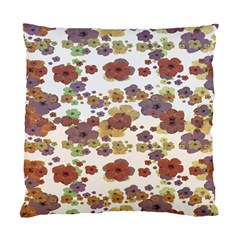 Multicolored Floral Collage Print Standard Cushion Case (one Side) by dflcprintsclothing