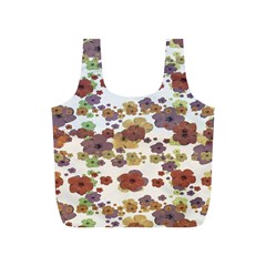 Multicolored Floral Collage Print Full Print Recycle Bag (s) by dflcprintsclothing