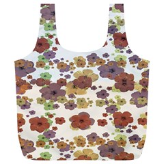 Multicolored Floral Collage Print Full Print Recycle Bag (xl) by dflcprintsclothing