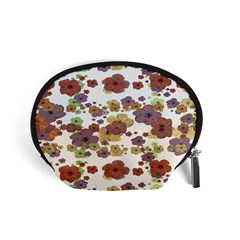 Multicolored Floral Collage Print Accessory Pouch (small) by dflcprintsclothing