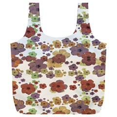 Multicolored Floral Collage Print Full Print Recycle Bag (xxxl)