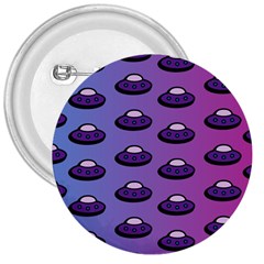 Ufo Alien Pattern 3  Buttons by Wegoenart