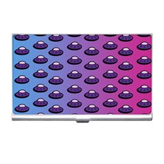 Ufo Alien Pattern Business Card Holder by Wegoenart