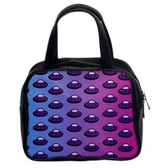 Ufo Alien Pattern Classic Handbag (two Sides) by Wegoenart