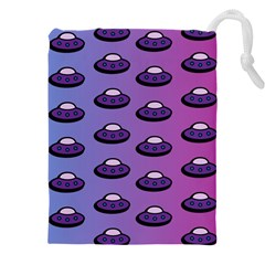 Ufo Alien Pattern Drawstring Pouch (4xl)