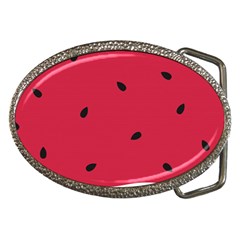 Minimalist Summer Watermelon Wallpaper Belt Buckles