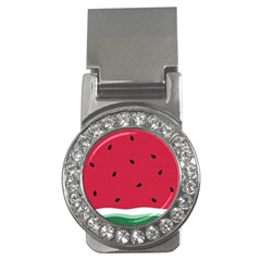 Minimalist Summer Watermelon Wallpaper Money Clips (cz)  by Nexatart