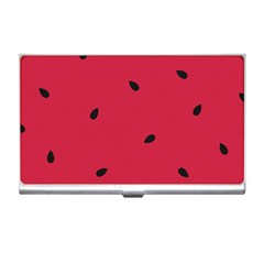 Minimalist Summer Watermelon Wallpaper Business Card Holder by Nexatart