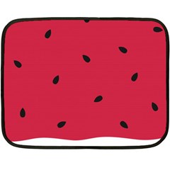 Minimalist Summer Watermelon Wallpaper Double Sided Fleece Blanket (mini)  by Nexatart