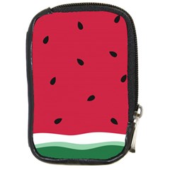 Minimalist Summer Watermelon Wallpaper Compact Camera Leather Case