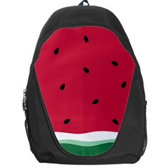 Minimalist Summer Watermelon Wallpaper Backpack Bag by Nexatart